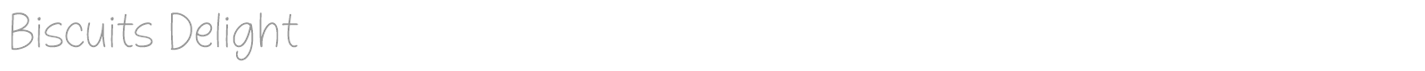 Biscuits Delight font preview